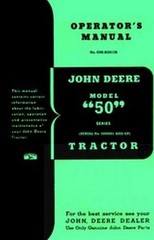 John Deere 50 Series Operators Instruction Manual 500k+