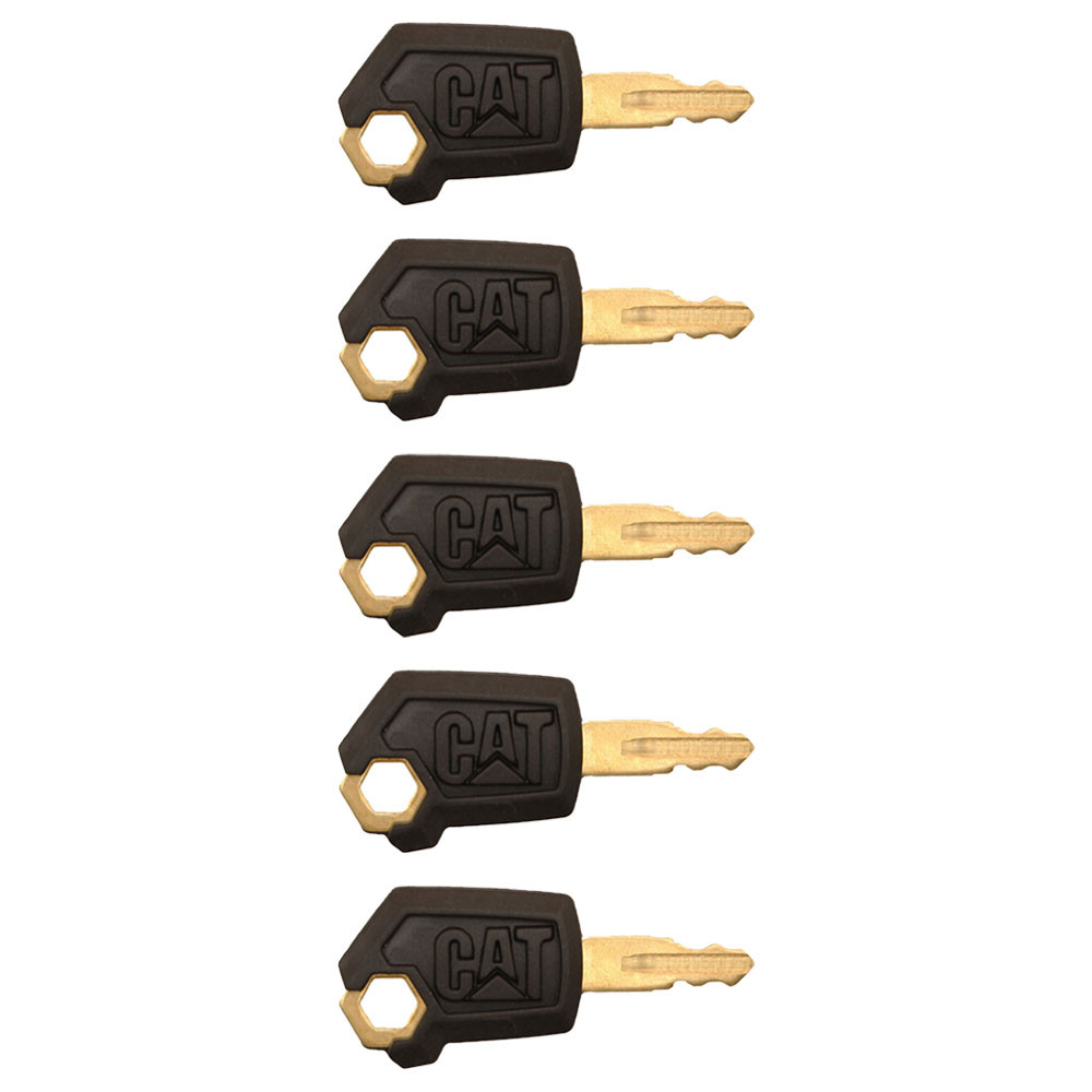 (5) Keys Fits Caterpillar Heavy Equipment Ignition Key 5P8500