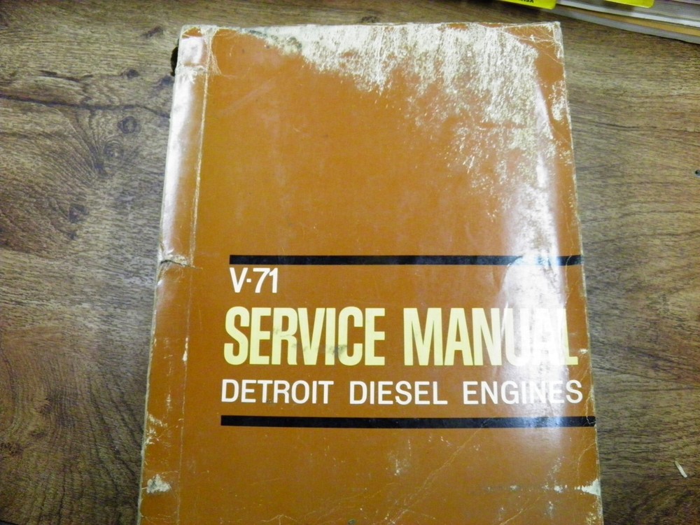 GM GENERAL MOTORS DIESEL V 71 V-71 SERVICE MANUAL