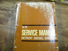 GM GENERAL MOTORS DIESEL V 71 V-71 SERVICE MANUAL