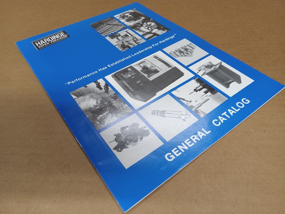 Hardinge General Catalog, Brochure 1050I, 1989