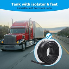 Lusperi 2 inch Fuel Tank Rubber Strap,6FT for Most 6 feet x 2 inches, 2IN 6FT