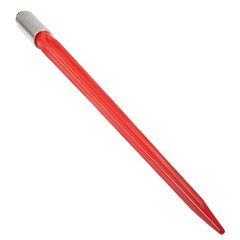 32 Inch Red Spring Steel Hay Bale Spear With High Strength And Powder Coating