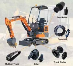 For Kubota KX161-3/3S/3ST Mini Excavator Undercarriage Track Bottom Roller NEW