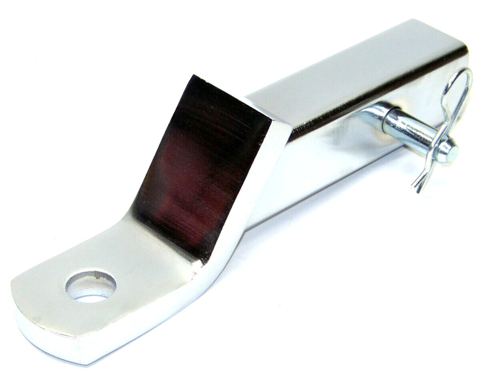 2″ Drop Hitch Receiver Chrome with Pin Trailer Ball Mount 2″ Receiver 6000lb