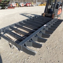 Dozer blade root rake, 10 FT wide, 2200 lbs steel NEW, USA Attachments
