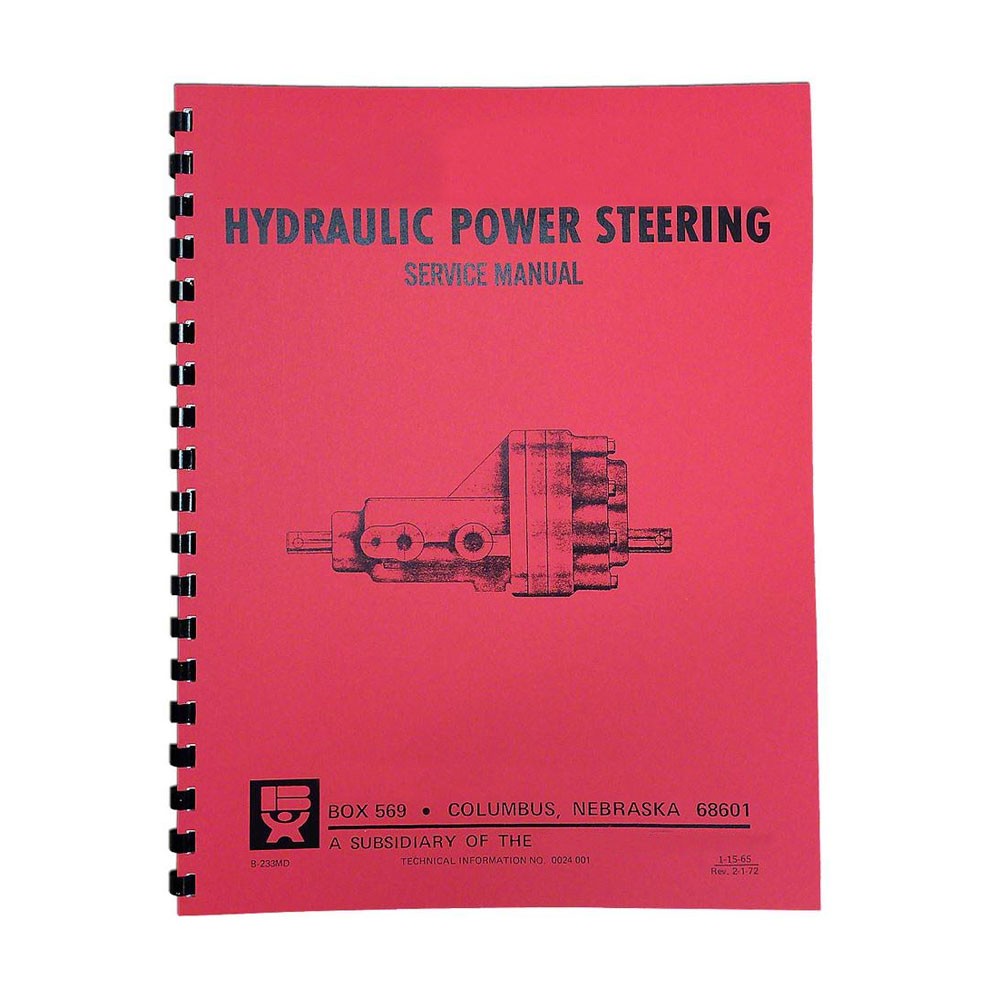 REP2652 Behlen Power Steering Service & Parts Manual Fits Allis Chalmers +
