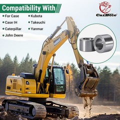 2Pcs 45MM Excavator Bucket Bushings Kit For Bosses Cat John Deere Kubota Takeuch