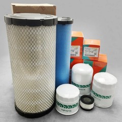 6pc Filter Maintenance Kit for Kubota SVL97-2 Compact Track Loader Skid Steer