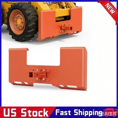 3/8″ Thick Skid Steer Mount Plate Quick Attachment w/ 2″ Trailer Hitch Receiver