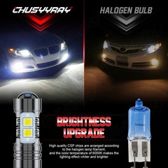 2 Super Bright LED Headlamp Bulbs for Polaris ATV 2013 SPORTSMAN 400 HO 4X4: USA