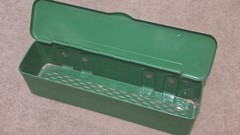 New Heavy Duty Steel Tractor Tool Box Green Bolt-On 18 Gauge 15-3/8″ Long