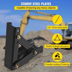 Weld-On Adjustable Boom Attachment – 1/2in Thick Steel for Heavy Duty Tasks
