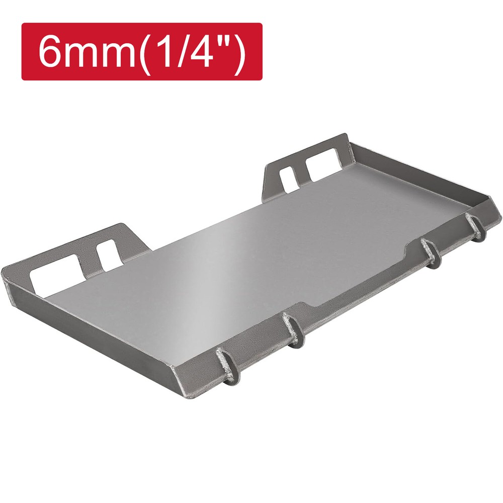 1/4″ 1/2″ 3/8″ Skid Steer Mount Plate Universal Adapter Loader Quick AttachPlate