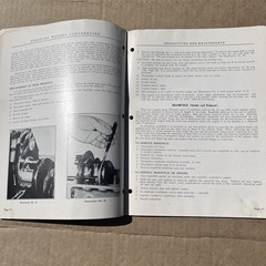 1950 Hercules Motors Corporation JX & JXL ENGINES Operation & Maintenance Manual
