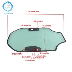 Cab Door Glass 345-6230 3456230 For Caterpillar CAT 246D 287D 289D 226D 232D