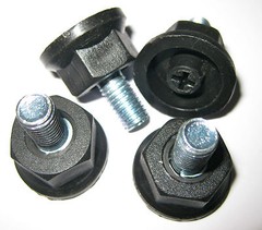 Adjustable Levelling Feet/foot M8 x 25 thread table desk cabinet Packs of 4 8 12