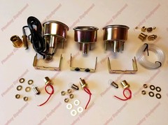 New Gauge Set For ALLIS CHALMERS Tractor B C CA G WC WD WD45 Temp Amp Oil