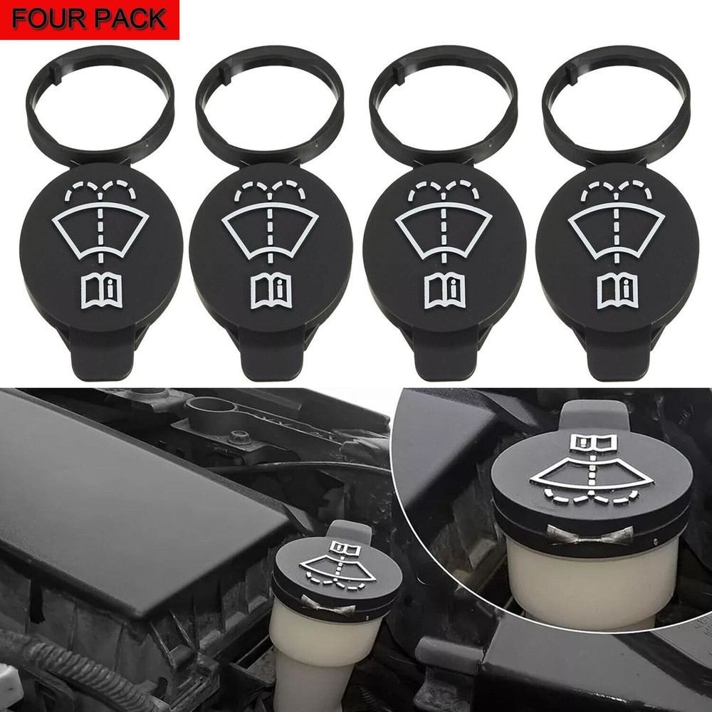 4x Windshield Wiper Washer Fluid Reservoir Bottle Cap Cover 13227300