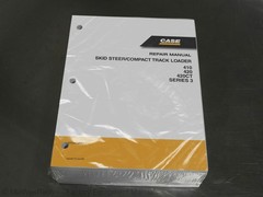 Case 410, 420, 420CT Series 3 Compact Skid Steer Loader Service Manual Book