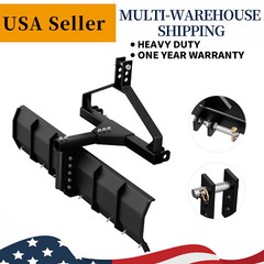 52″ Width CAT-0 & Cat 1 Rear Grading Blade for Driveway Leveling Heavy Scraping