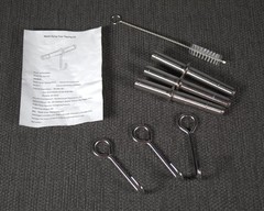 ARGCONNER Maple Syrup Taps Kit Stainless Steel Spiles for Tapping Trees 3 Spiles