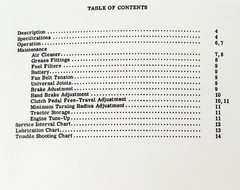 Toro General Tractor Operators Manual 37014 Sn. 90001 and Up Owners Maintenance