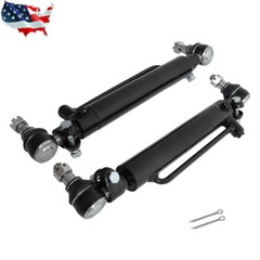 2 × Power Steering Cylinder A37509 D84800 For Case 586C 586D 586E 585D 585E 586D