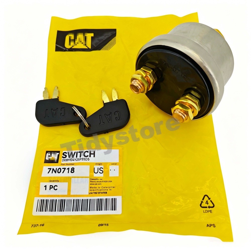 NEW Battery Disconnect Switch 7N-0718 for Caterpillar 414E 416E BG1055E 7N0718