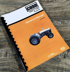 Case David Brown 1290 1390 Tractor Operators Manual Owners Book Maintenance