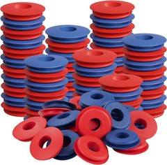 100pcs Rubber Glad Hand Seals Gaskets for Semi Trucks Trailers Brake Air Hose