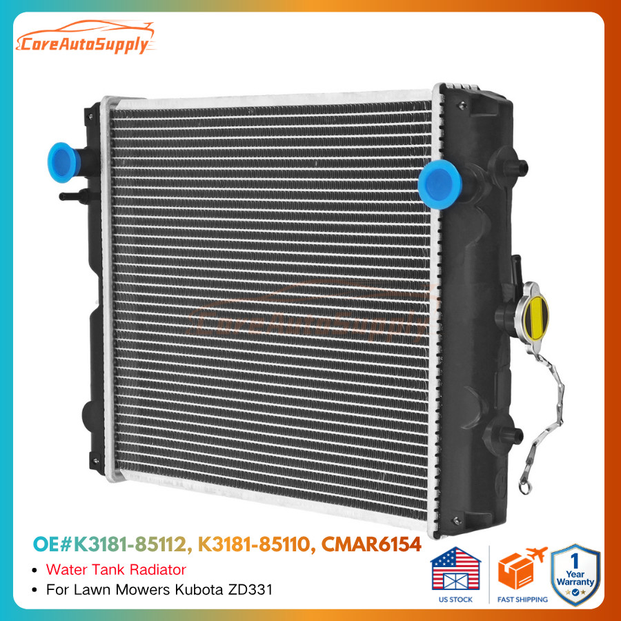 For Kubota ZD331 Lawn Mower Cooling Brand New Radiator CMAR6154 K3181-85112 NEW