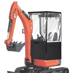 Mini Excavator Cab Enclosure Cover for Kubota U17/ Bobcat E20 Fits 1760-3530 lbs