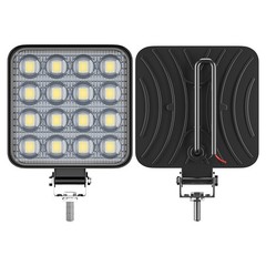 2PCS 4″ Square LED WORK LIGHT fit CAT Skid Steer 289D3 277D 289D 226D 249D 297D2