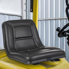 Universal Forklift Seat Adjustable Tractor Seat PU Bulldozer Seat Drainage Hole