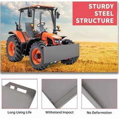 3/8″ Skid Steer Attachment Plate Quick Attach Mount Plate Compatible with Bob…