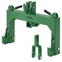 3000lbs Farm-Ready 3 Point Quick Hitch w/2″ Receiver for CAT 1 Tractor Adjustmen