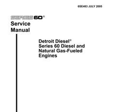 Detroit Diesel 2005 Series 60 Service Manual 6SE483 FREE SHIPPING