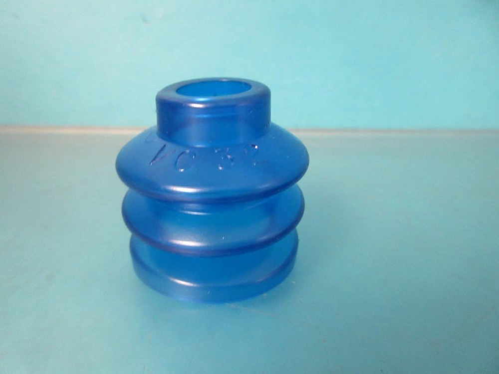 VACOON VACUUM SUCTION CUPS BLUE VINYL VC-32 1.75 OD 1.69 H .67 STEM 2 BELLOWS