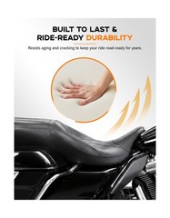 XMT-MOTO Hammock Rider Passenger Seat Fit for Harley Touring and Tri Glide mo…