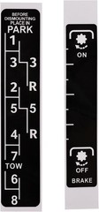For John Deere Syncro-Range Tractor Shift Pattern Decal 4010 4020 4320 4520 5010