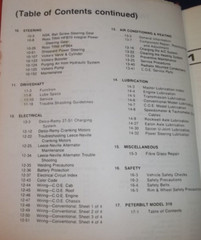 PETERBILT 359 362 310 TRUCK OWNERS MAINTENANCE REPAIR SHOP SERVICE MANUAL