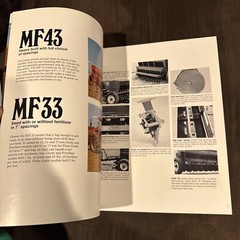 Vintage 1978 Massey Ferguson Grain Drills Sales Brochure Catalog