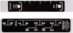 For John Deere Syncro-Range Tractor Shift Pattern Decal 4010 4020 4320 4520 5010