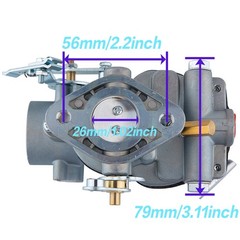 NEW Carburetor For Ford 1.6L, Clark, Bobcat, Skid Steer, Clark Zenith 6598372