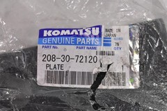 Komatsu 208-30-72120 Plate Made In Japan Genuine OEM Komatsu Equipment Part