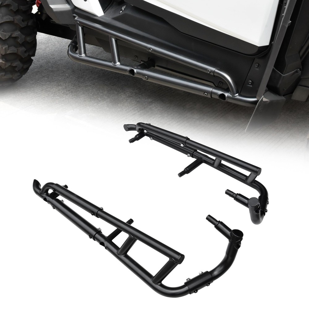 Nerf Bars Rock Sliders for Polaris RZR XP 1000 24-25, Steel Side Steps Low Pr…