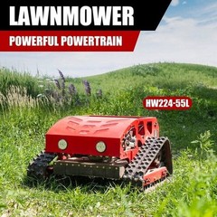 Remote control automatic lawn mower 9hp 45° climbing adjustable mowing height