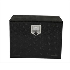 24 “Aluminum Five Pattern Toolbox Single Lock Black