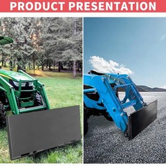 Easy Install 1/2″ Thick Mount Plate for Skid Steer